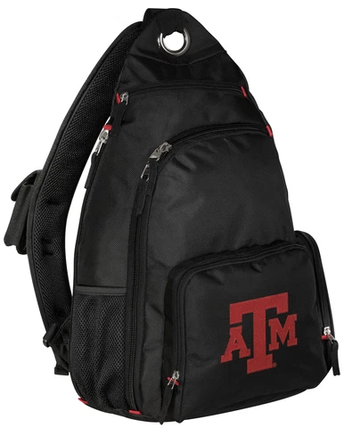 Texas A&M Crossbody BackpackTAMU Single Strap Backpacks BALLISTIC NYLON! Cover