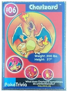 Tarjeta Pokémon Charizard PokeTrivia #06 1999 Mewtwo Strikes Back escena de película sin cortar - Imagen 1 de 2