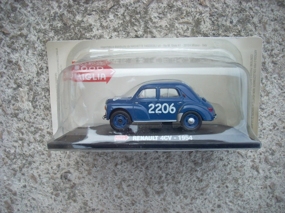 DIECAST Mille Miglia Renault 4CV 1954 Scale 1:43 - Image 1 of 1