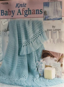 Knit Baby Afghans by Jean Lampe of Leisure Arts - Picture 1 of 2