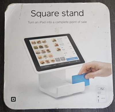 Square Stand for Apple iPad AIR - Stand And Power Adapter ONLY (Missing USB Hub) - Image 1 of 4