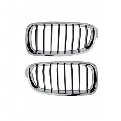 For BMW 335i 2012 2013 2014 2015 Grille Driver & Passenger Side Pair Sedan/Wagon - Imagem 1 de 4