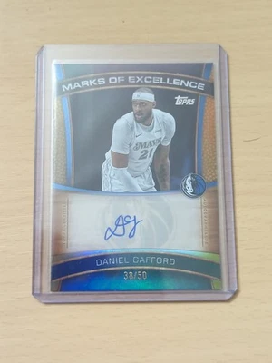 2025-26 Topps Daniel Gafford Marks Of Excellence Autograph Gold /50 AUTO - Image 1 of 2