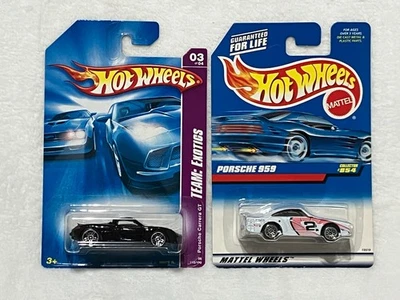 Hot Wheels 2008 Team: Exotics Porsche Carrera GT 3/4, 1998 Porsche 959 #854 bonito Foto 1 de 2
