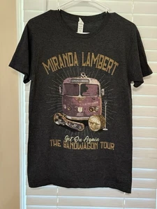 🔥 Authentisches Miranda Lambert The Bandwagon Tour 2018 Konzert T-Shirt Größe S - Bild 1 von 7