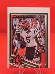 2025 Panini Score Football - Tee Higgins # 161. RARE MISCUT FREE SHIPPING! - Picture 1 of 13