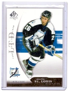 Tarjeta Paralela Limitada Auténtica Martin St. Louis 2005-06 SP #088/100 - Imagen 1 de 1