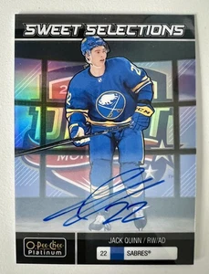 2022-23 O-Pee-Chee Platinum Sweet Selections Jack Quinn Rainbow Auto - Picture 1 of 2