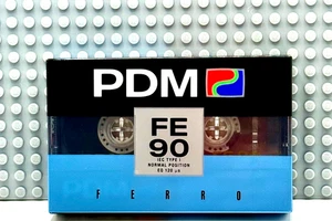 PDM FE 90 1990 TIPO II CINTA DE CASETE EN BLANCO (1) (SELLADA) - Imagen 1 de 3