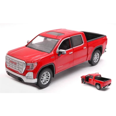 GMC SIERRA 1500 SLT CREW CAB 2019 RED 1:27 Motormax Auto Stradali Modellino Nuov - Immagine 1 di 3