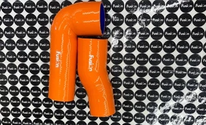 BMW E60, E61 530d, 525d 535d SILIKON LADELUFTKÜHLER AGR TURBO SCHLAUCH SET ORANGE (13) - Bild 1 von 1