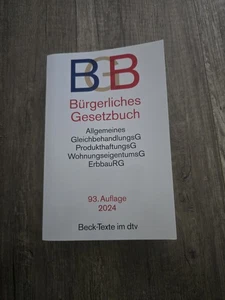 Bürgerliches Gesetzbuch 93. Auflage 2024 Beck Texte - Bild 1 von 3