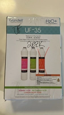 Brondell UF-35 Coral UC300 Replacement Filter Pack 2-Stage System NEW - Image 1 of 4