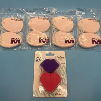 Blending Sponge Lot Makeup Applicator Cosmetics Collagen Lot Of 10 ✅ - Image 1 of 4