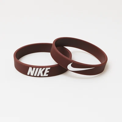 Nike Baller Band Silicone Rubber Bracelet Brown White Dunks Jordan 1 Mid DRIP - Image 1 of 4