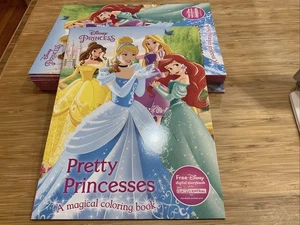 13pc Pretty Princesses (Disney Princess) Magical Coloring Book Digital Story - Picture 1 of 3