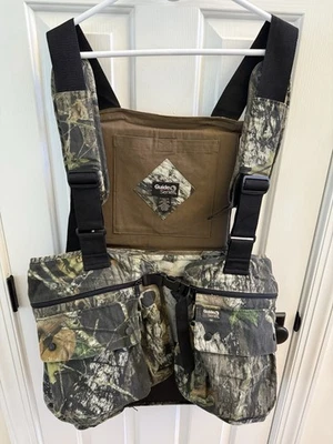 Guide Series Turkey Hunting Vest Camo Padded Back Seat Many Pockets Outdoors - Image 1 of 4