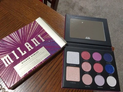 MILANI GILDED VIOLET HYPER PIGMENTED EYESHADOW/FACE PALETTE NEW - Image 1 of 2