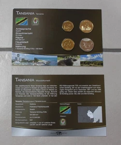 Das Geld der Welt MDM Tansania, unzirkuliert im Blister, KMS u. Münzdokument - Bild 1 von 2