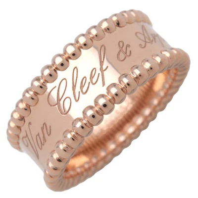 Van Cleef & Arpels Perlée Signature Ring 18 K Pink Gold 750 Size(US) 6.5 #00780 - Image 1 of 4