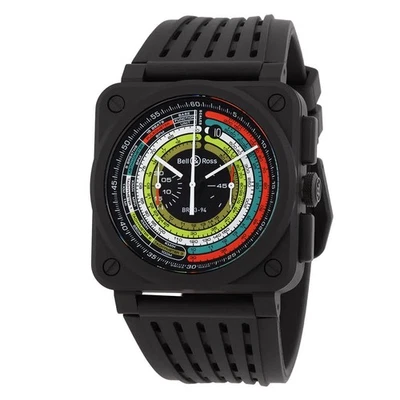 Reloj para hombre Bell and Ross BR 03-94 multímetro cronógrafo automático esfera negra Foto 1 de 3