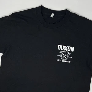Dixxon Flannel Company Black T Shirt Mens Medium Support Your Local Dog Rescue - Picture 1 of 6