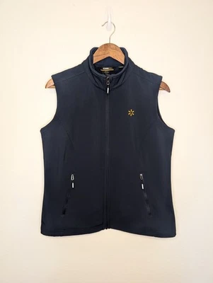 Walmart Employee Vest Womens SZ M Navy Sleeveless Full Zip Uniform Fleece Lined - Image 1 of 4