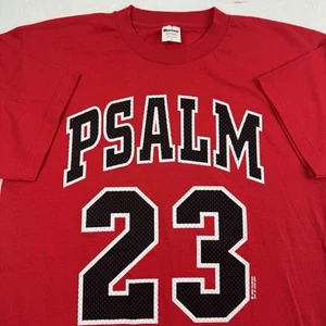 Camiseta De Colección Salmo 23 Michael Jorden Parodia Jesús Adulto L Chicago Bulls 1998 - Imagen 1 de 11