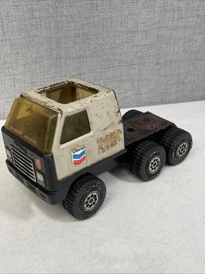 1978 Tonka Chevron Pressed Steel Semi Truck Toy Cab Only Vintage - Image 1 of 4