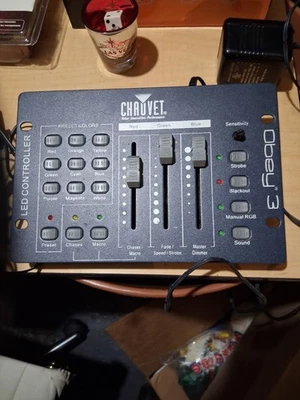 Chauvet DJ Obey 3-Channel DMX Lighting Controller - Image 1 of 2