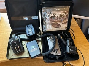 4 Lot ESCORT PASSPORT 8500 Radar Detector Case Whistler Xtr Z-19r Cobra Esd-7000 - Picture 1 of 16
