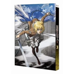 Attack on Titan Vol.3 First Limited Blu-ray W/visual novel Shingeki no Kyoji FS - Picture 1 of 2