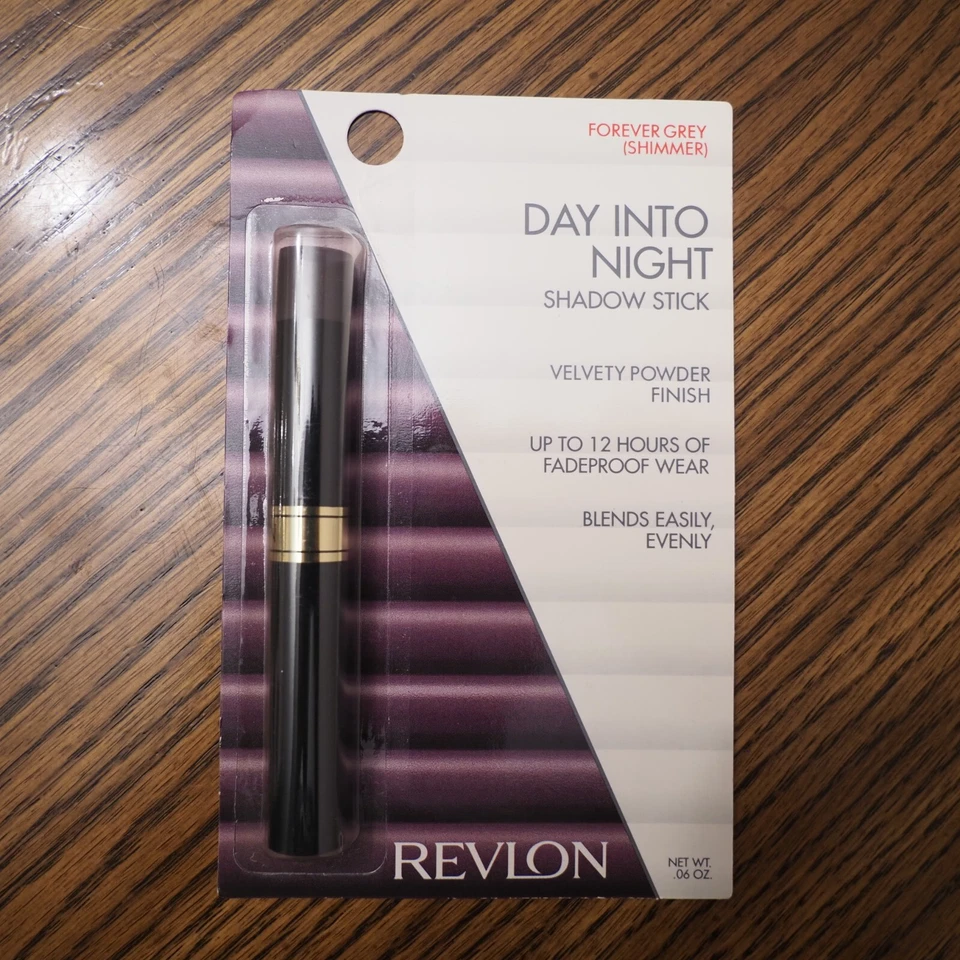 New REVLON Day Into Night Shadow Stick FOREVER GREY Eye Shadow .06 Oz Sealed - Image 1 of 1