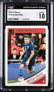 Panini Donruss 170 Christian Pulisic CSG 10 2018 - Imagen 1 de 2