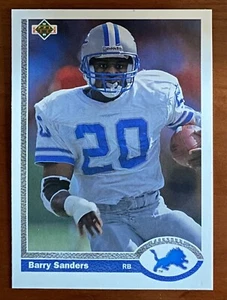 1991 Upper Deck Football BARRY SANDERS #444 HOF Lions - Bild 1 von 2