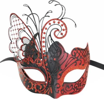 Masquerade Mask Women Venetian Mask/Halloween/Party/Ball Prom/Mardi Gras/Wedding - Image 1 of 4