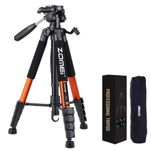 ZOMEI Q-188 Travel Aluminium 74inch Stativ Einbeinstativ&Kugelkopf für live - Photo 1/11