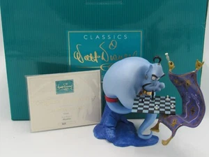 WDCC "Estoy perdiendo con una alfombra" Genio de Aladdin de Disney en caja con certificado de autenticidad - Imagen 1 de 6