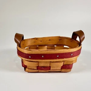 Bradford Basket Company handgewebter rechteckiger Korb - Bild 1 von 12
