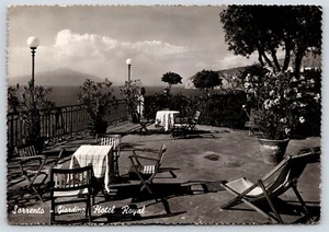 Italy Sorrento Vintage Giardino Hotel Royal Postcard Continental - Picture 1 of 2