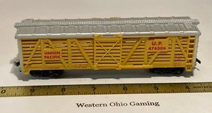 HO Scale Union Pacific U.P. 476306 Train Livestock Car USED READ - Picture 1 of 3
