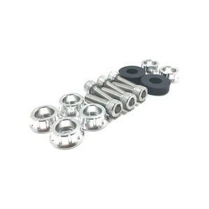 HUNDRED PROOF HARDWARE FENDER WASHER KIT 6PC  |  Honda Civic Acura Integra  SLVR - Bild 1 von 2