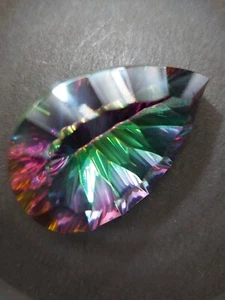 Giant colorful mystic quartz gemstone - faceted natural rainbow Quartz 51.10 CTS - Picture 1 of 11