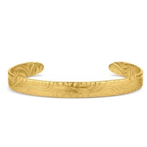 Montana Silversmiths Bracelet Women's Timeless Treasure Chiseled Cuff - BC5663G - Picture 1 of 4