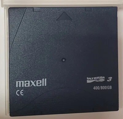 Nuevo Cantidad = 1 Cartucho Maxell LTO Ultrium 3 400GB/800GB (183900) Nuevo (Leer) - VENTA Foto 1 de 4