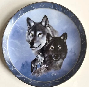 Plato de Coleccionistas "Midnight Royalty" - Bradford Exchange (Spirit of the Wilderness) - Imagen 1 de 5