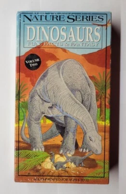 Nature Series Dinosaurs Fun, Facts, & Fantasy Vol. 2 (VHS, 1993) - Image 1 of 3