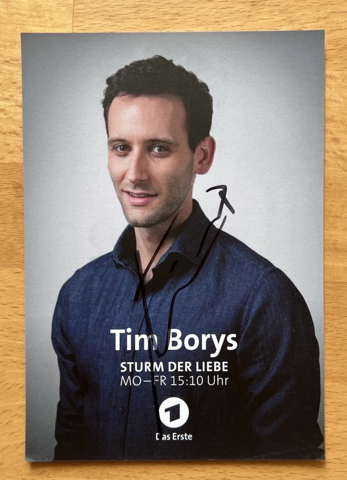Tim Borys AK ARD Sturm der Liebe Autogrammkarte original signiert - Bild 1 von 1