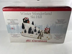 Mr. Christmas Winter Wonderland Ski Hill Musical Animated Figur Village - Bild 1 von 13