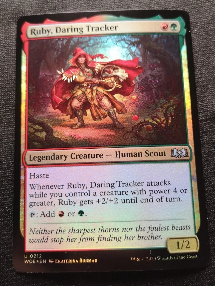 Ruby, Daring Tracker - Foil - WOE - NM Unplayed - EN - 0212 - Image 1 of 1